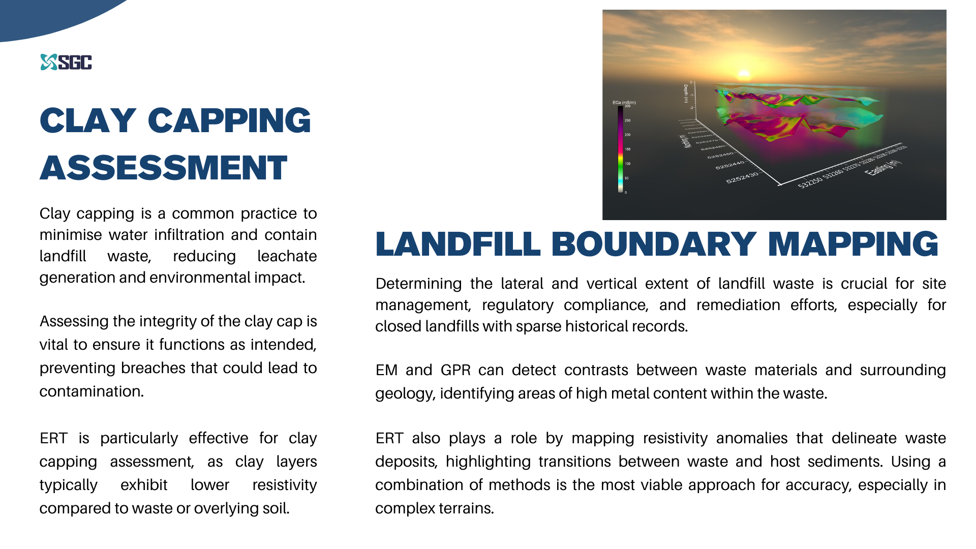 Tasmania, Hobart, MASW, seismic, survey, geophysics, subsurface, imaging, geotechnical, VS30, refraction, windfarm, GPR, resistivity/IP, mapping, inversion, construction, contamination, earthquake, concrete scanning, Australia, Victoria, Melbourne, soil profiling, Liquefaction assessment, slope stability, stratigraphy, bedrock, subsurface characterisation, electromagnetic survey (EM), photogrammetry, LiDAR, Multichannel analysis, Windfarm site investigation, engineering geophysics, Environmental assessment,contamination mapping,Mineral exploration,Earthquake hazard assessment,
Infrastructure planning,
Pipeline survey,
Pavement delineation, 
Road / railway geotechnics,
Spaulding Geophysics, 
Geophysical Consulting, 
Groundwater mapping, 
Forensics, 
Precision turfgrass management, 
Salinity Mapping 